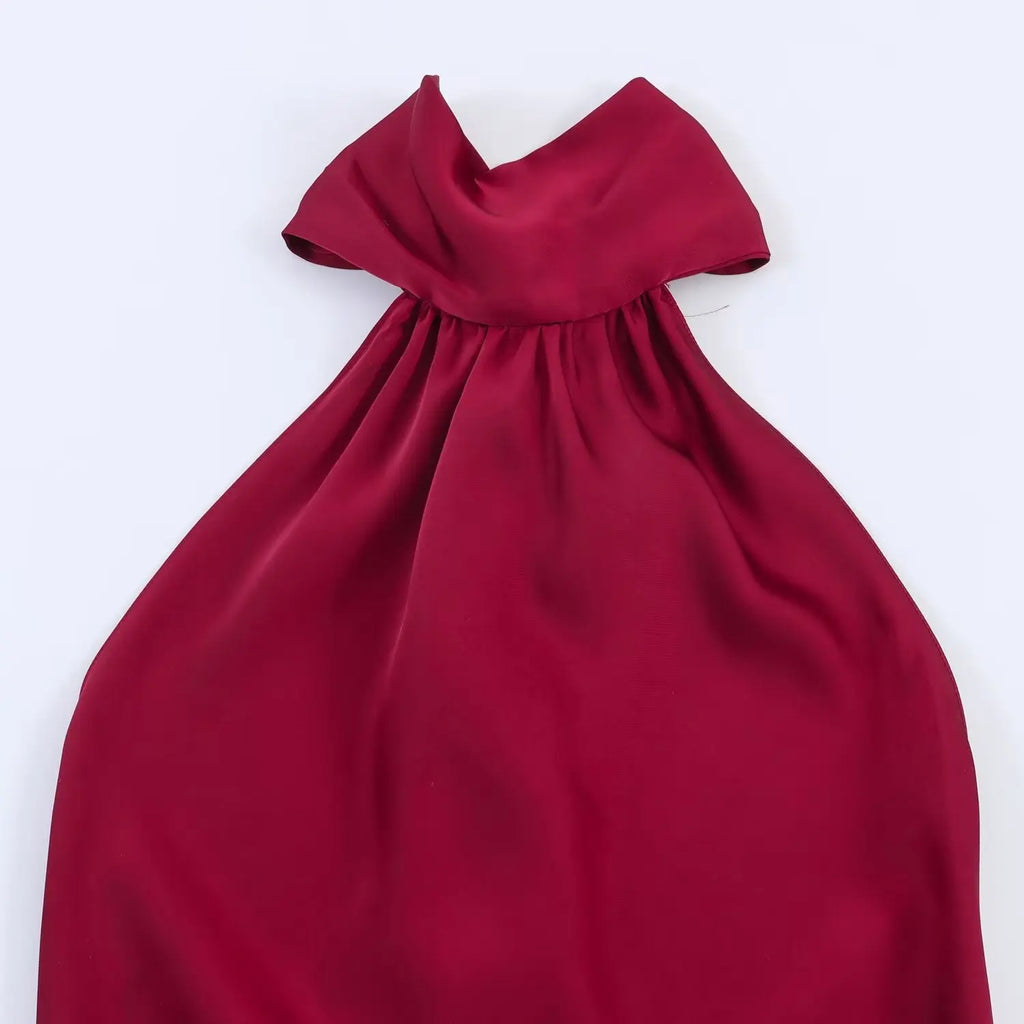 Chic Satin Texture Strapless Dress for Women eprolo