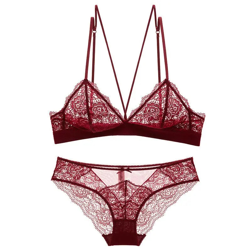 Women Bra Set 3/4 Cup adjustable Push up Vs Bra Lingerie Underwear Sets For Women eprolo