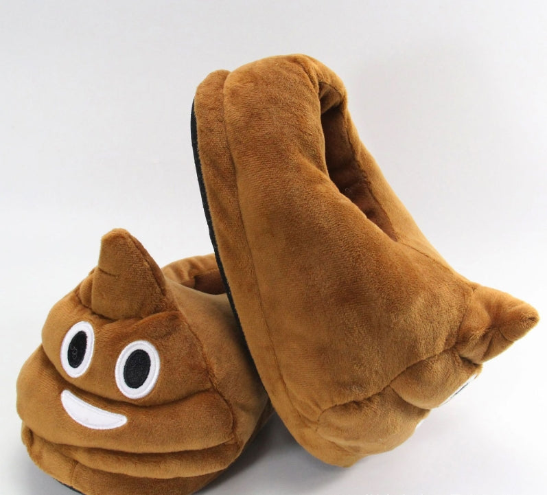 Plush Poop Slippers, Cute Funny  Poop Indoor Creative Warm Cotton Shoes Wholesale eprolo
