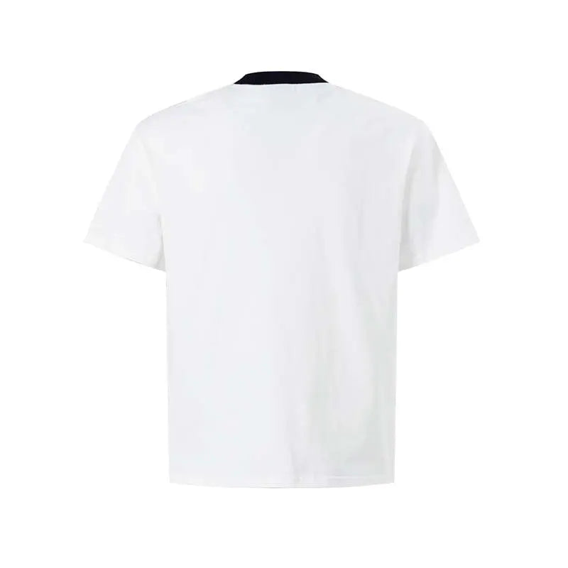 Cat print round neck short sleeved shirt eprolo