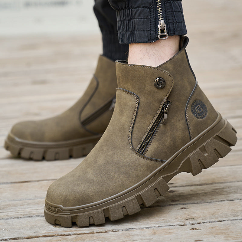 Welders' labor protection anti smashing and anti piercing work anti spark protection and safety shoes eprolo