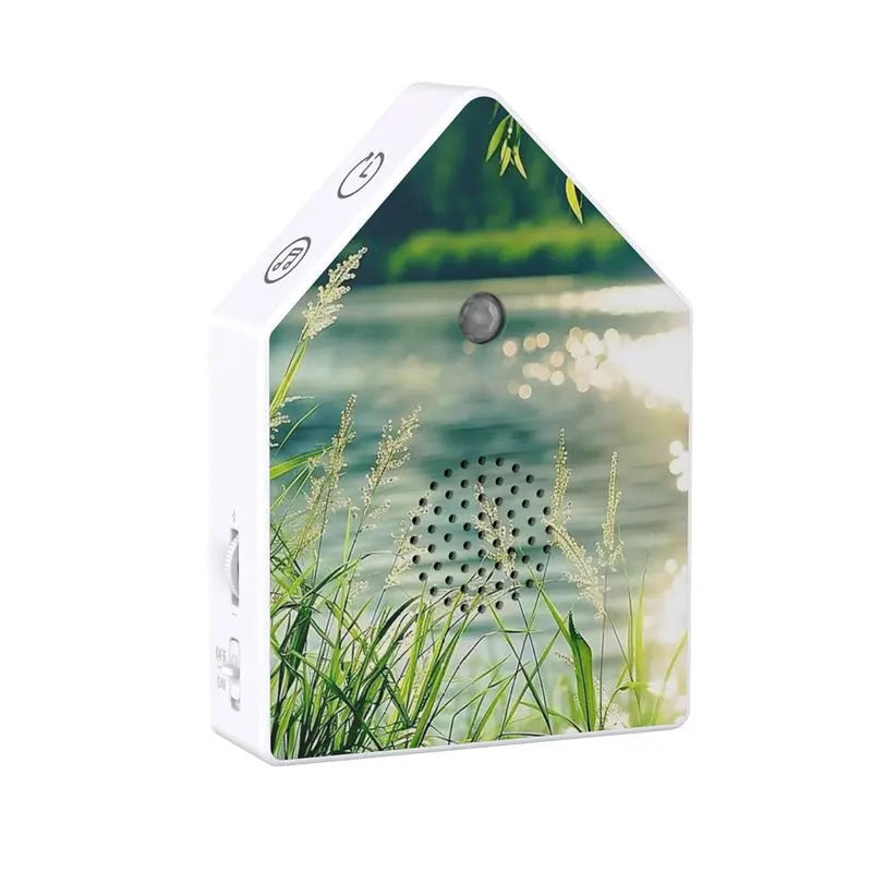 Realistic Birdsong Music Box, Motion Sensor Triggered, Portable Bird Chirp Speaker for Desktop/Wall Mount eprolo