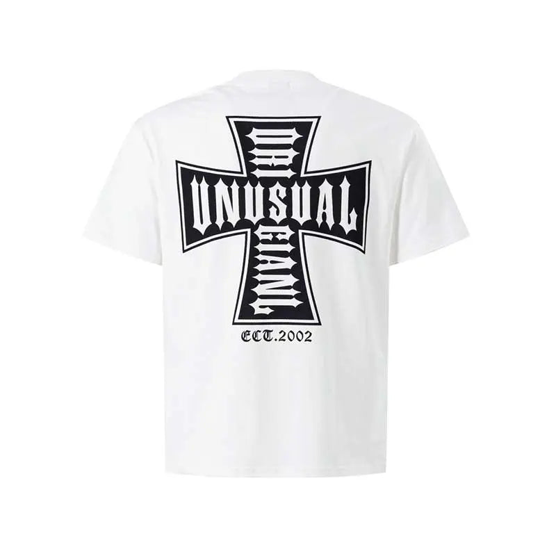 Letter cross printed short sleeved shirt eprolo