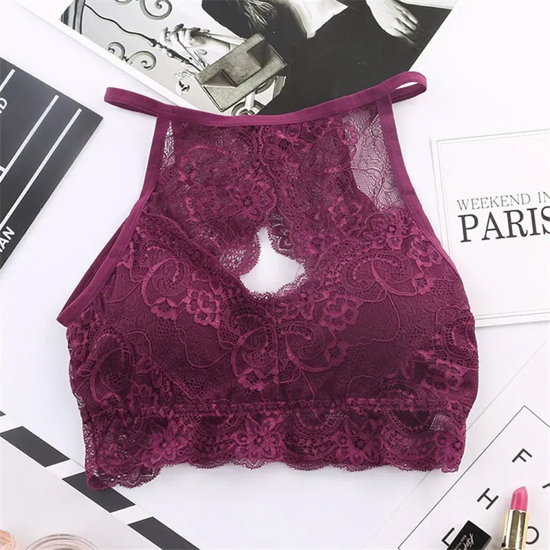 Sexy Lace Bra Underwear Ladies Women Push Up Bralette Soft Seamless Wireless Lingerie Comfort Breathable Bras eprolo