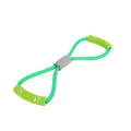 Yoga Gum Fitness Resistance 8 Word Chest Expander Rope Workout Muscle Fitness Rubber Elastic Bands for Sports Exercise eprolo