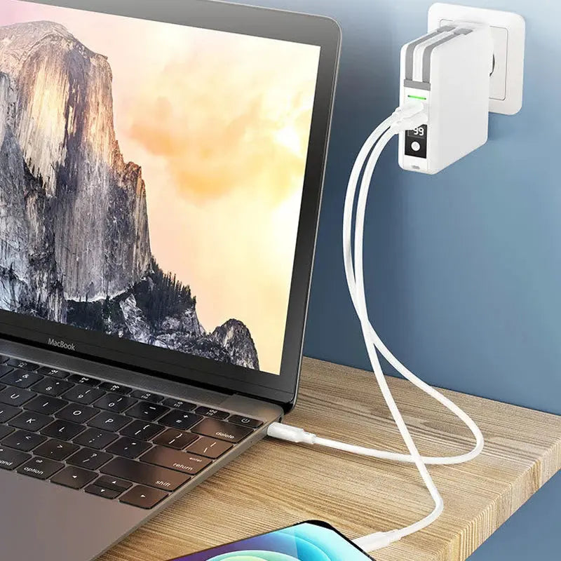 Power Bank 10000mAh With AC Plug 15W Fast Wireless Charging Powerbank USB Type C Mobile Phone Wall Charger for iPhone 14 Xiaomi eprolo