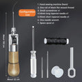 Professional Leather Stitching Awl Kit, Quick Sewing Repair Tool for DIY Handcrafts, Includes Needle Set eprolo