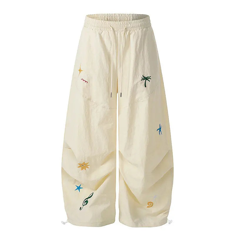 Cargo Paratrooper Pants Women  Loose Straight Leg Wide Leg Casual Trousers eprolo