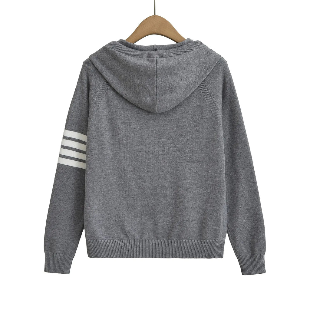 Hooded zipper sweater eprolo