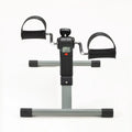 Space Saving Home Cycling Bike with LCD Monitor, Adjustable Resistance, Arm & Leg Workouts, Black/Silver eprolo