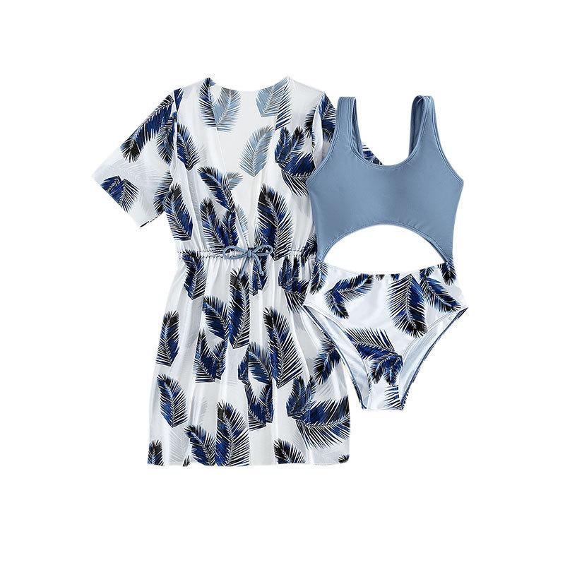 Three-Piece Swimwear Set for Girls, Medium to Large Kids Swimwear eprolo