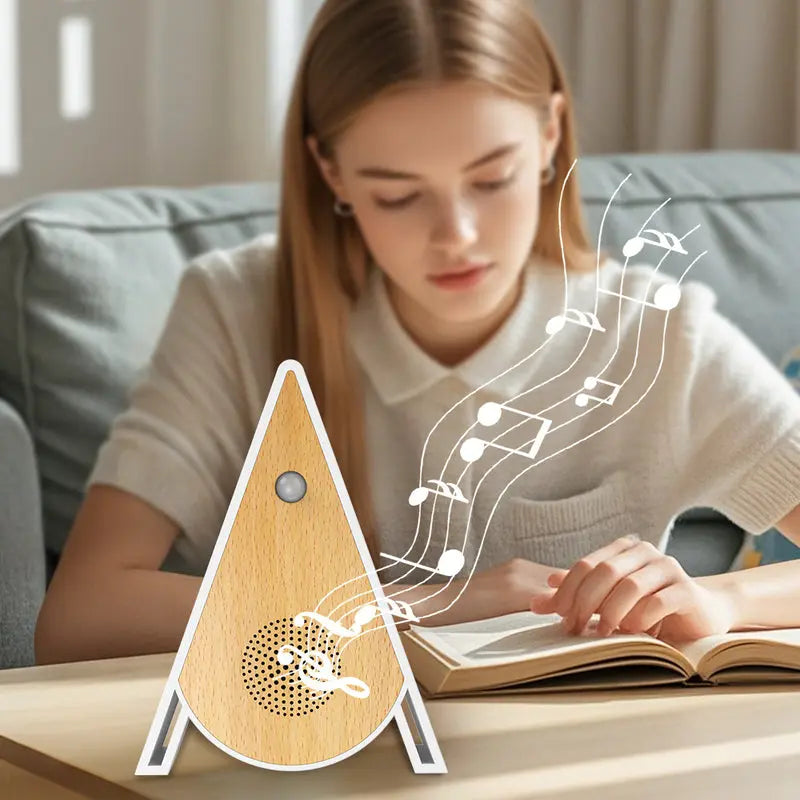 Realistic Birdsong Music Box, Motion Sensor Triggered, Portable Bird Chirp Speaker for Desktop/Wall Mount eprolo