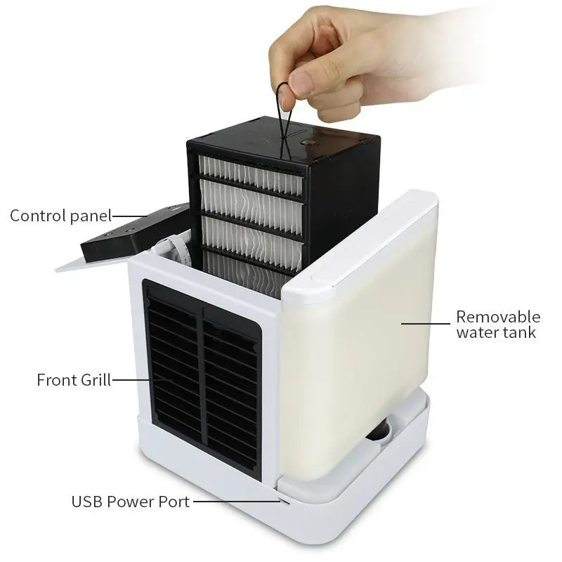 Portable Mini Air Conditioner Fan Personal Space Cooler The Quick Easy Way to Cool eprolo