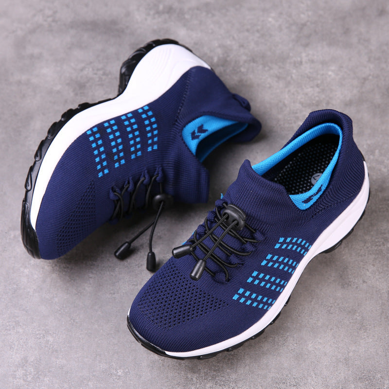 Trendy Mesh Knit SneakersSlip-On Shoes, Breathable Athletic Shoes eprolo