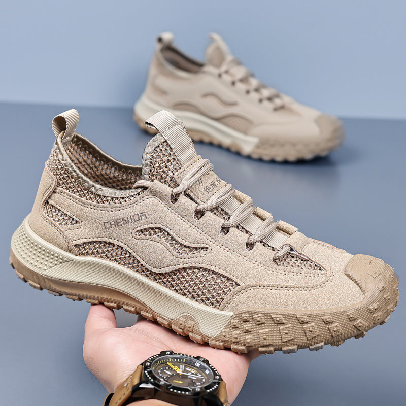 Work Safety Shoes for Men, Breathable Mesh Casual Shoes, Slip-Resistant Durable Hiking Shoes eprolo