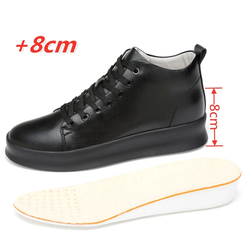 Summer Fashion Invisible Height-Increasing Shoes 8CM Korean Style British Invisible Height-Increasing Men's Shoes Casual Sports Sneakers eprolo