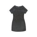 Hepburn Style Tailored Slim-Fitting Dress Elegant Boat Neck Black Dress eprolo
