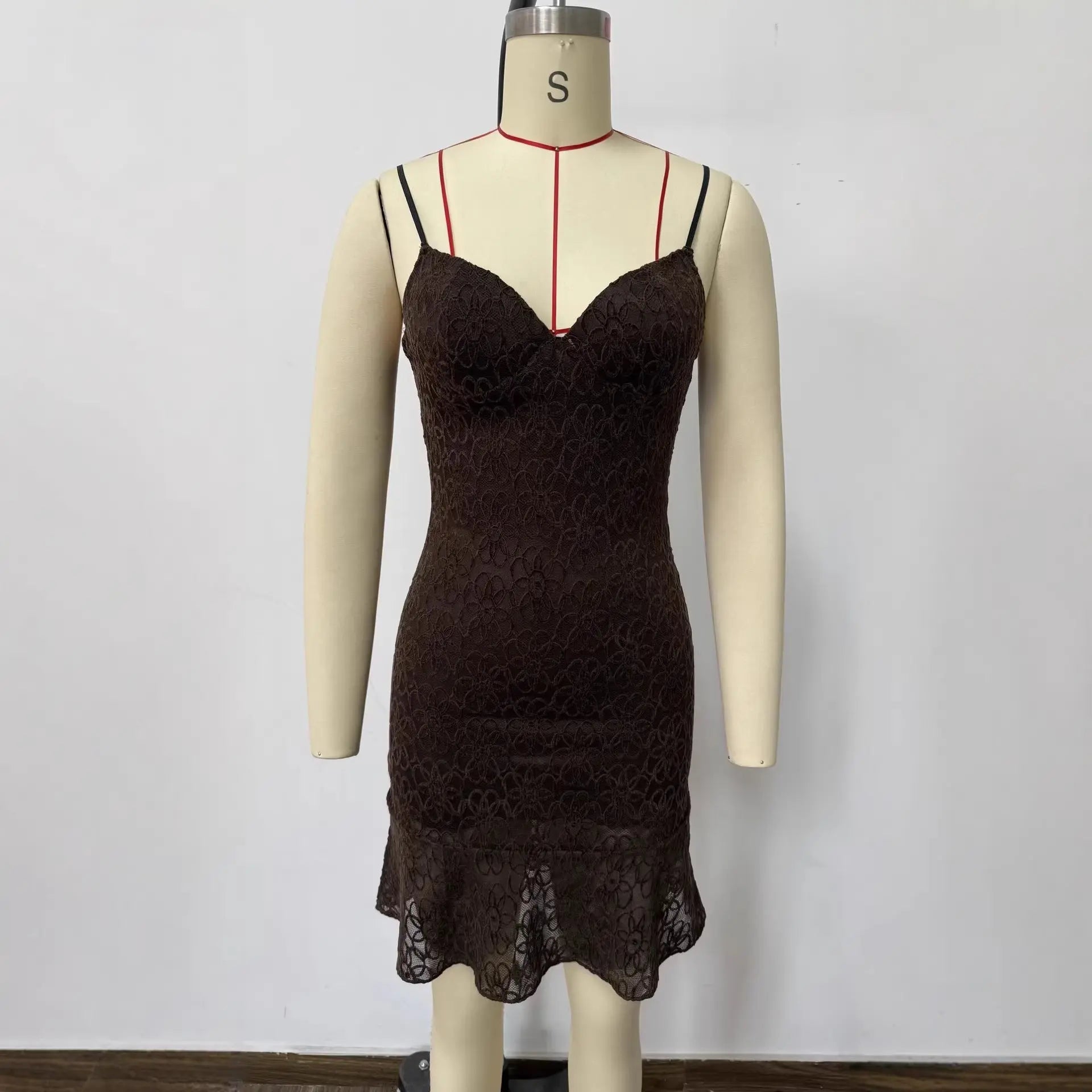 Chic Lace Strapless Short Dress for Women eprolo