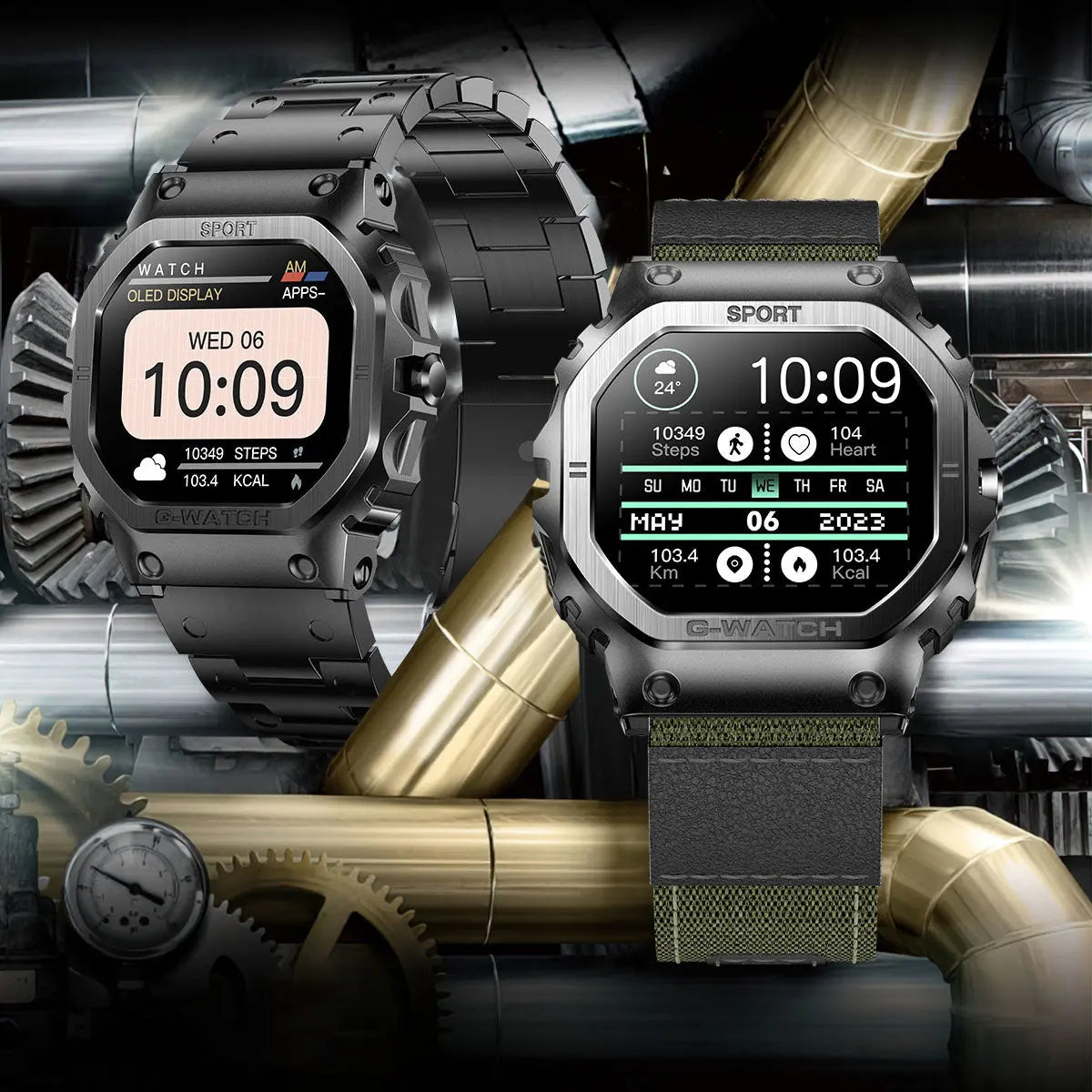 I108 smartwatch, high-definition screen, Bluetooth call, smart sports wristband, true blood oxygen, IP68 waterproof eprolo