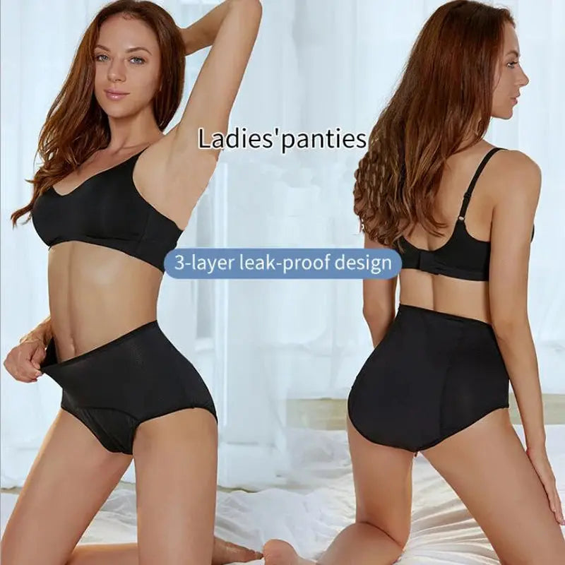 Menstrual Briefs Leak Proof Incontinence Environmetal Underwear Period Panties High Warm Female Women Sexy Pants My Store