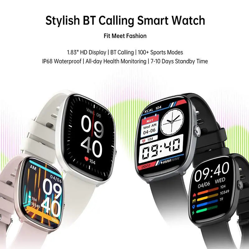 S5 smartwatch IP68 waterproof Bluetooth call sports wristband heart rate and blood oxygen monitoring eprolo