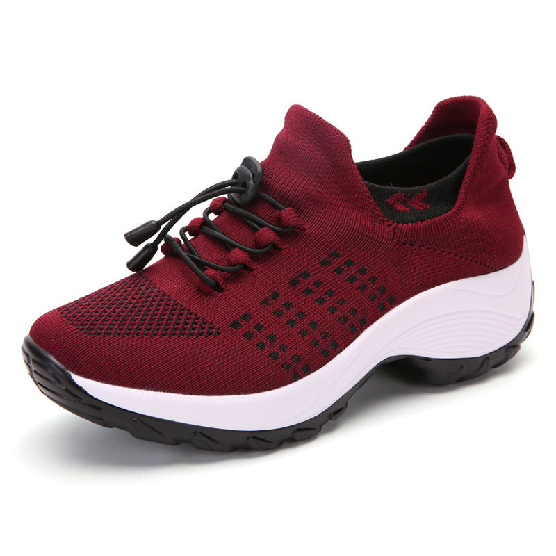 Trendy Mesh Knit SneakersSlip-On Shoes, Breathable Athletic Shoes eprolo