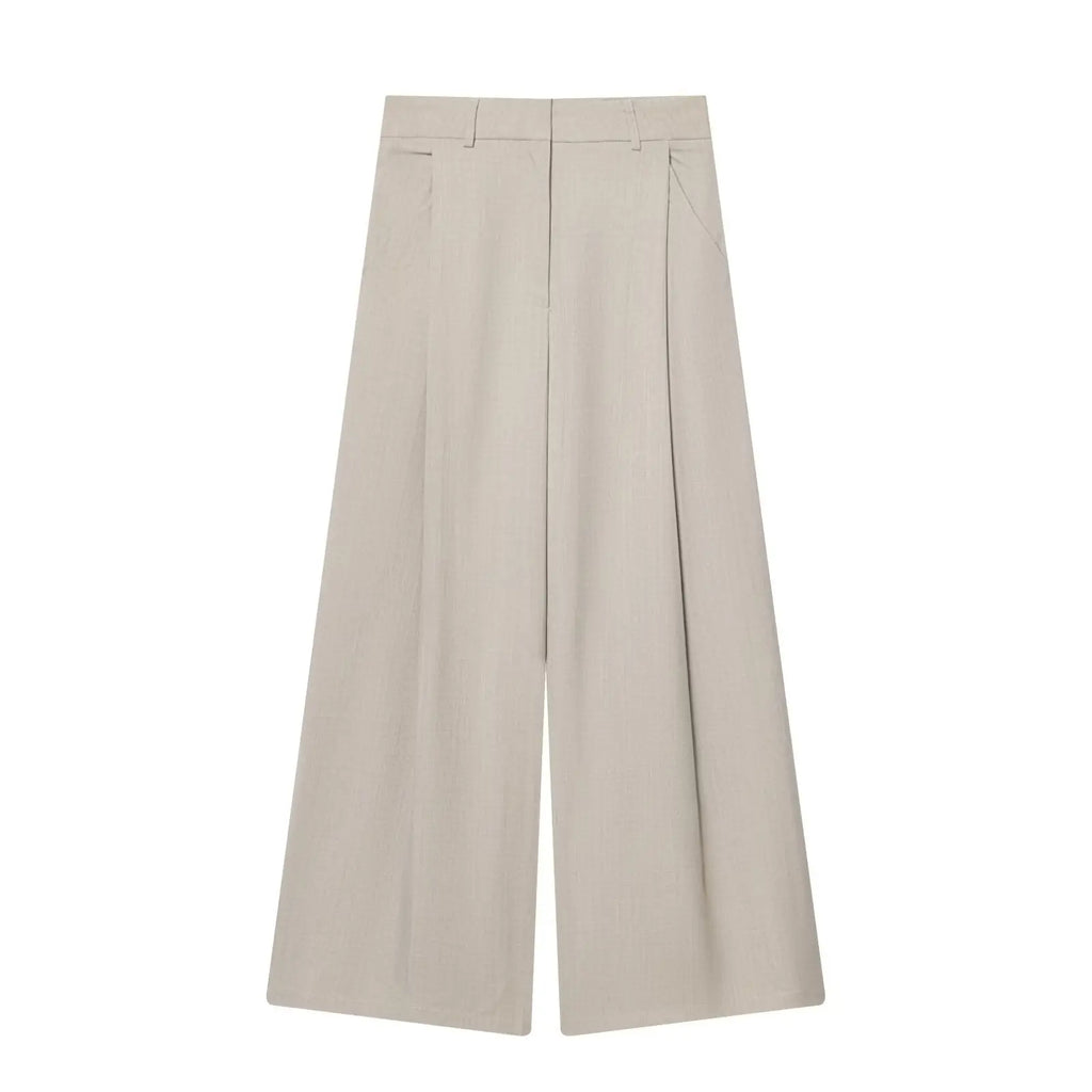 Loose and high-end wide pleated pants eprolo