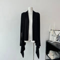 Cardigan with Irregular Hem Casual Lightweight Long Sleeve Outerwear eprolo