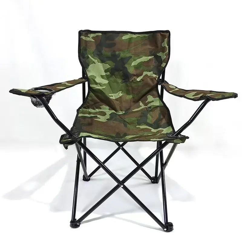 Portable Folding Camping Chair - 50x50x80cm Fishing Seat, Lightweight & Sturdy, Holds Up to 130kg, Easy to Carry eprolo