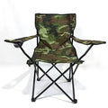Portable Folding Camping Chair - 50x50x80cm Fishing Seat, Lightweight & Sturdy, Holds Up to 130kg, Easy to Carry eprolo