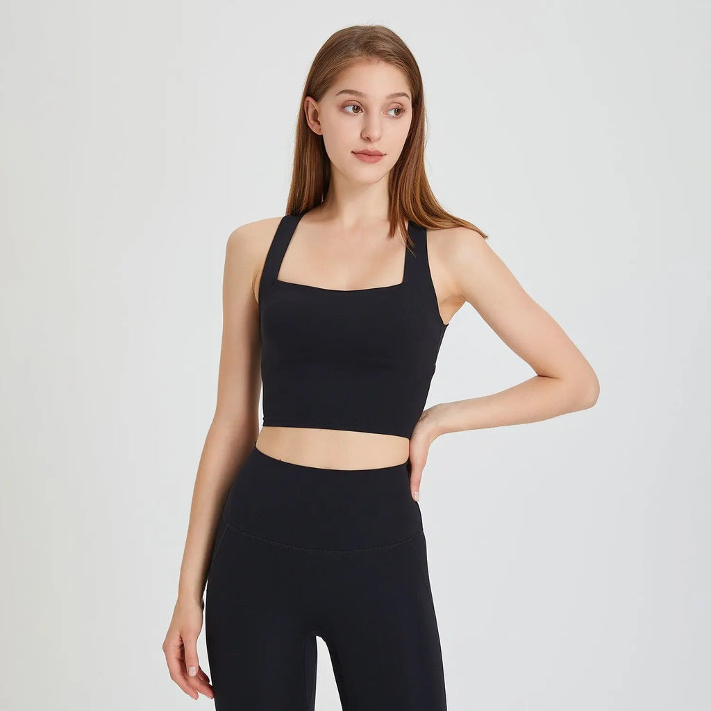 Naked, Seamless, Shockproof Sports Bra for Women With A Beautiful Back, Crossover Vest, Running, Gathering, Yoga, Fitness Bra eprolo