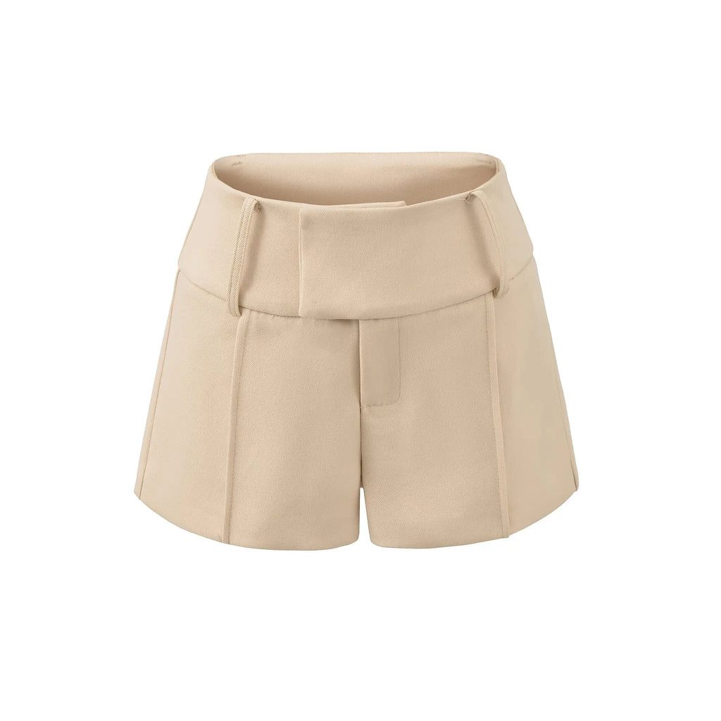 Low waist slimming A-line hip hugging shorts for women My Store