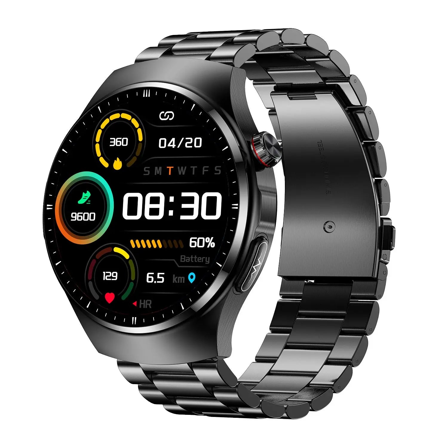 Smart Watch TK25 Bluetooth Call Blood Glucose Uric Acid Blood Lipids Electrocardiogram Body Fat Heart Rate Blood Oxygen Blood Pressure eprolo
