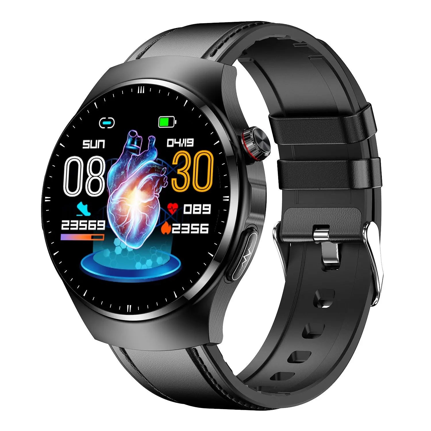 Smart Watch TK25 Bluetooth Call Blood Glucose Uric Acid Blood Lipids Electrocardiogram Body Fat Heart Rate Blood Oxygen Blood Pressure eprolo