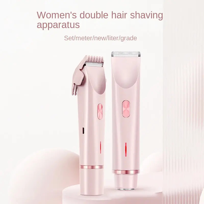 Double headed shaver new electric hair removal device women's private pubic hair removal device eprolo