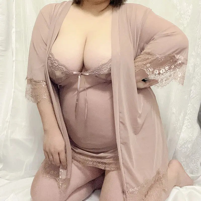 Sexy pajamas home suspender set nightgown eprolo