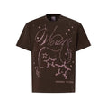Alphanumeric printed round neck short sleeved shirt eprolo