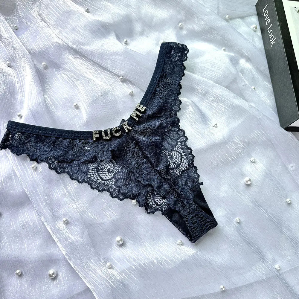 Lingerie Panties Lace Low Waist Pure Cotton G-String Women's Underwear eprolo