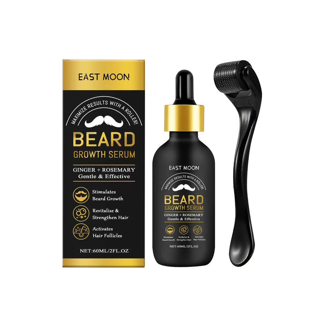 East Moon Men's Beard Care Oil, Gentle Cleaning, Moisturizing And Gentle Beard Care Essential Oil eprolo