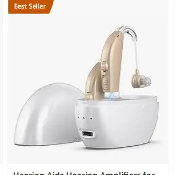 Portable Dual-Ear Hearing Aids with Amplifier and Rechargeable Function eprolo