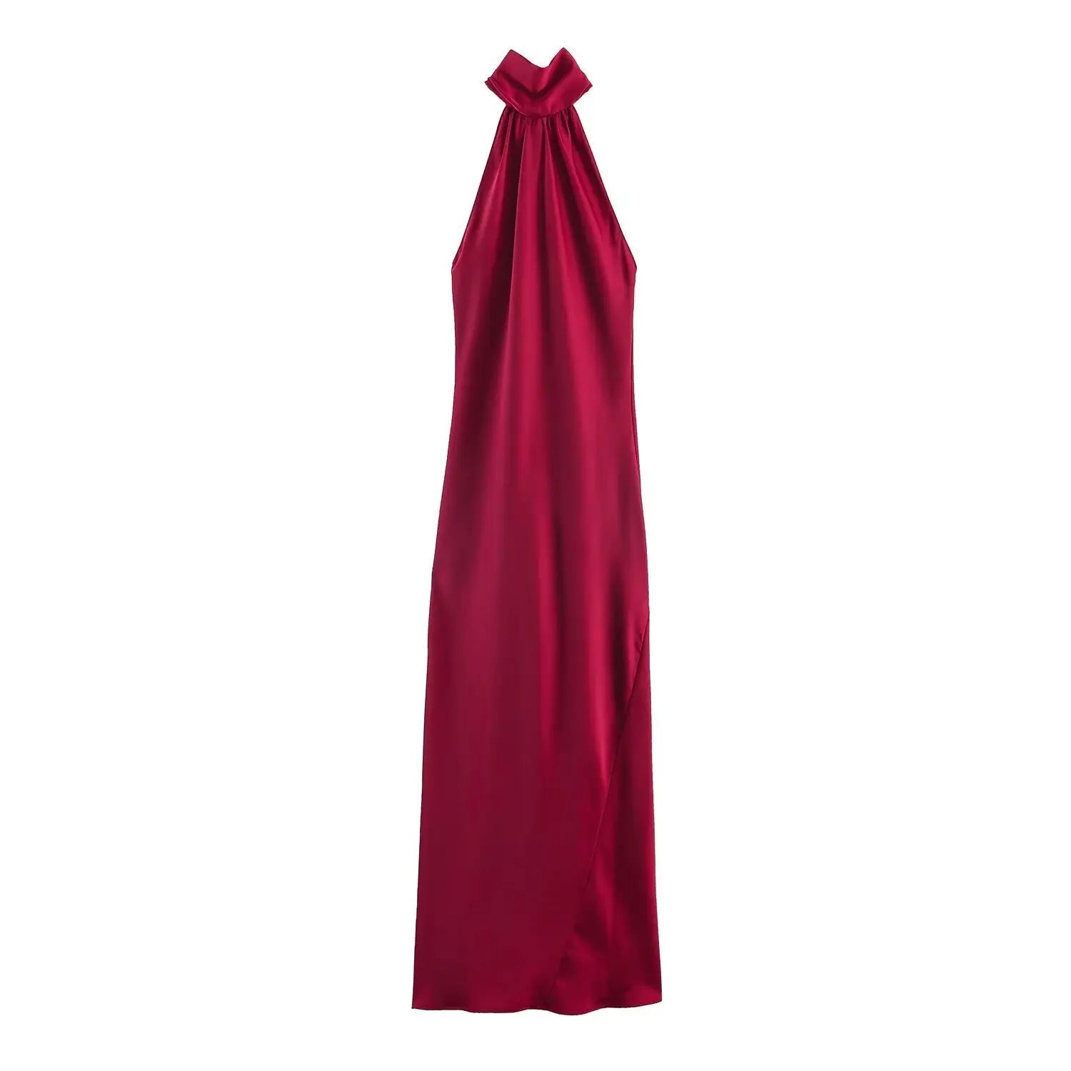 Chic Satin Texture Strapless Dress for Women eprolo