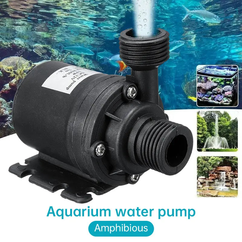 Mini Brushless DC 12V Submersible Water Pump | Tiny Motor-Driven Pump for Fish Tank, Aquarium Fountain & Pool Use eprolo