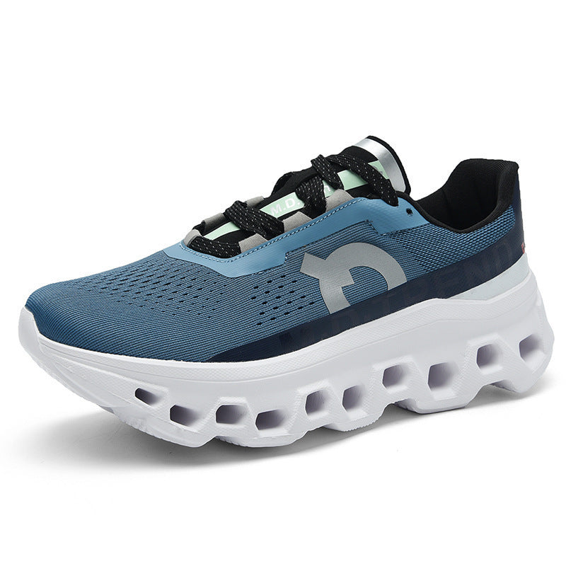 Breathable Mesh Running Shoes for Men with Shock Absorption and Flyknit Upper - Athletic Sneakers eprolo