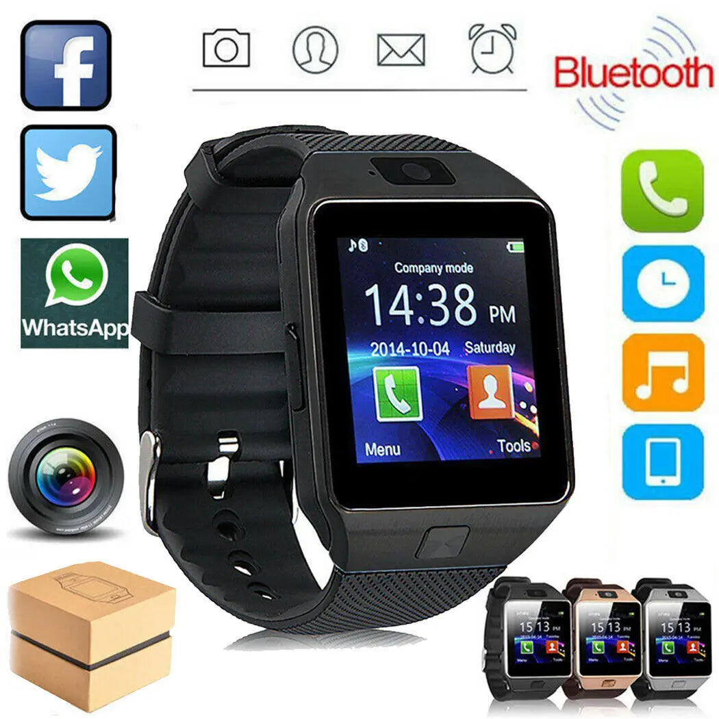 DZ09 Smart Watch Bluetooth Children's Phone Watch Touch Screen Card Multi-Language Smart Wearable Call Upgrade eprolo