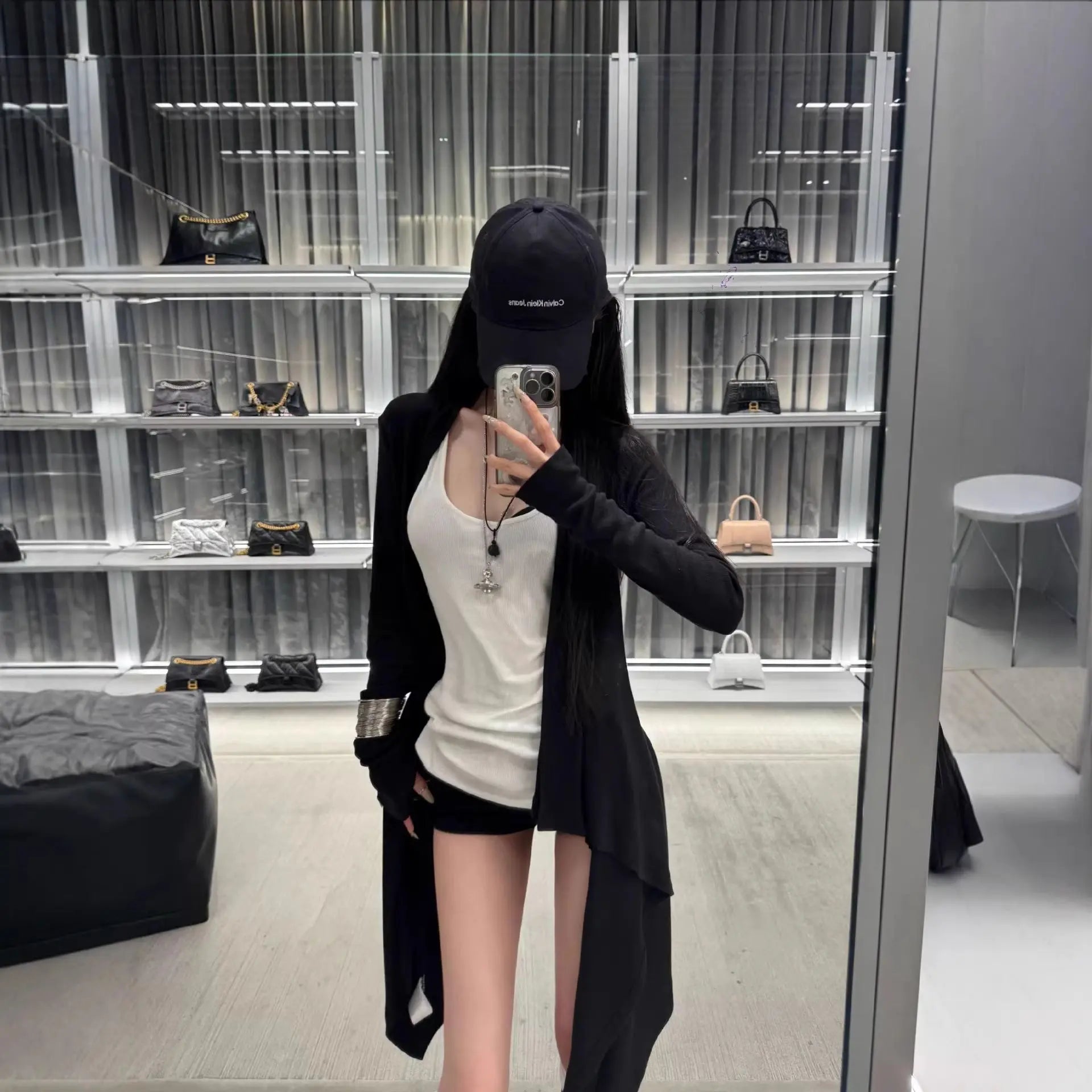 Cardigan with Irregular Hem Casual Lightweight Long Sleeve Outerwear eprolo