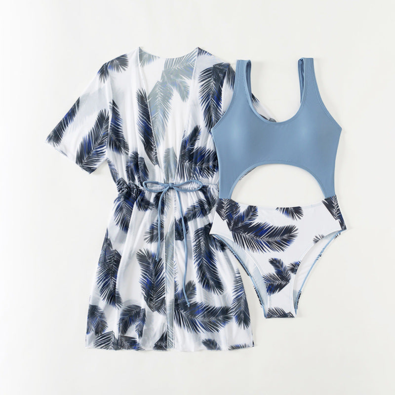 Three-Piece Swimwear Set for Girls, Medium to Large Kids Swimwear eprolo