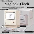 Maclock Retro 60-Hour Standby Alarm Clock, Student Desk Clock with LED Display, Creative Desktop Decor eprolo