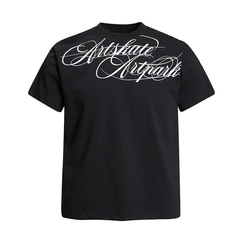Letter printed round neck short sleeved shirt eprolo