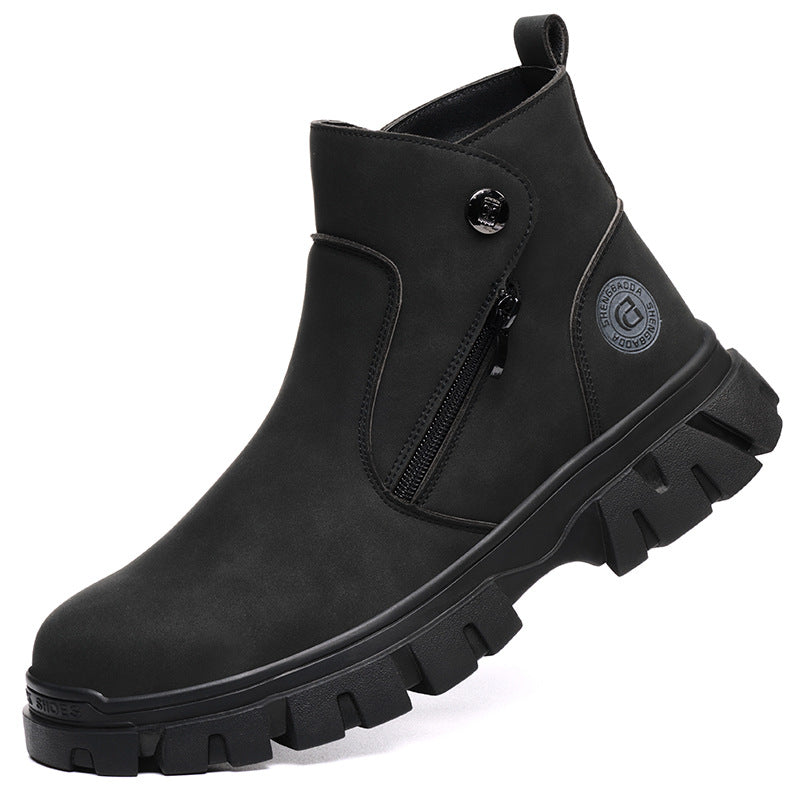 Welders' labor protection anti smashing and anti piercing work anti spark protection and safety shoes eprolo
