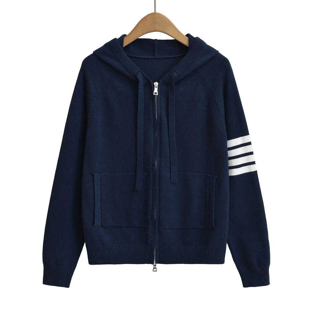 Hooded zipper sweater eprolo